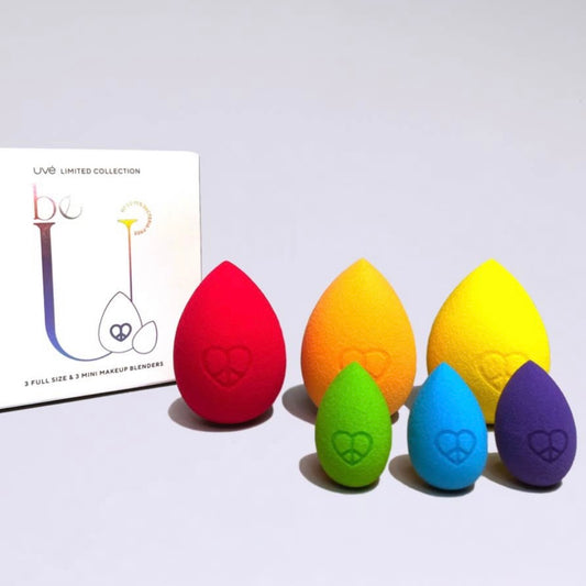 UVE Beauty Blender Set Limited Edition 6 Piece Pride Collection