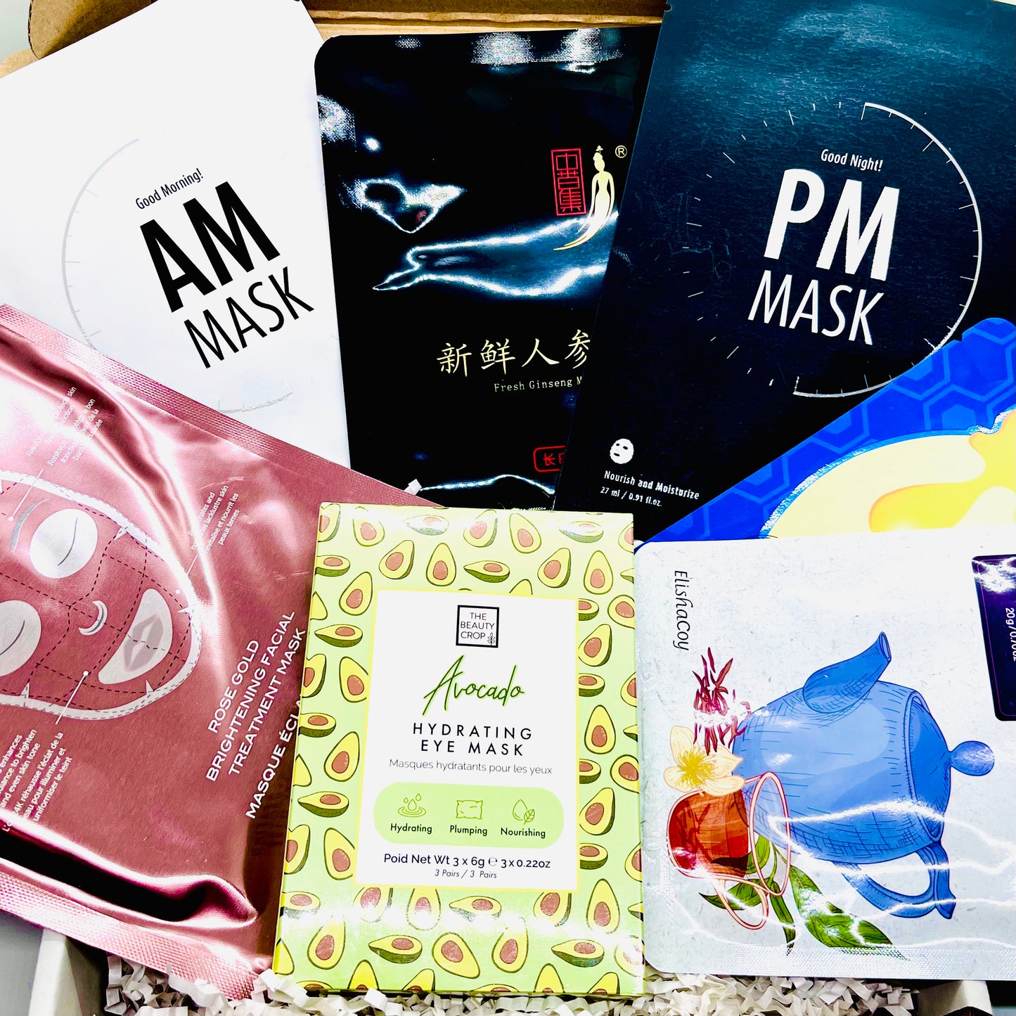 10 piece premium sheet mask monthly box