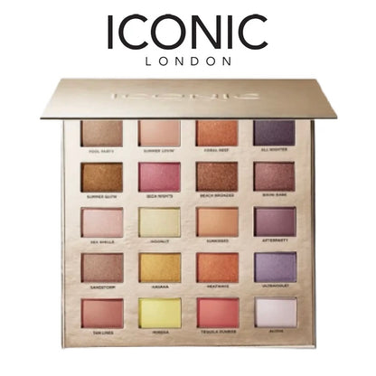 Iconic London Sunset To Sunrise Lidschattenpalette mit 20 sommerlich inspirierten Farbtönen
