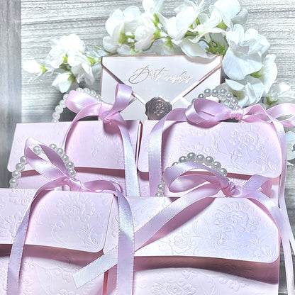 Beautiful Silver & Rose Gold “With Love” Charm Bracelet, Adjustable