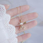 14k Gold Super Sparkling Chrystal Teddy Bear Pendant Necklace For Her Bridal Shower, Babyshower, Birthday, Valentine's Day Or Newyears Gift