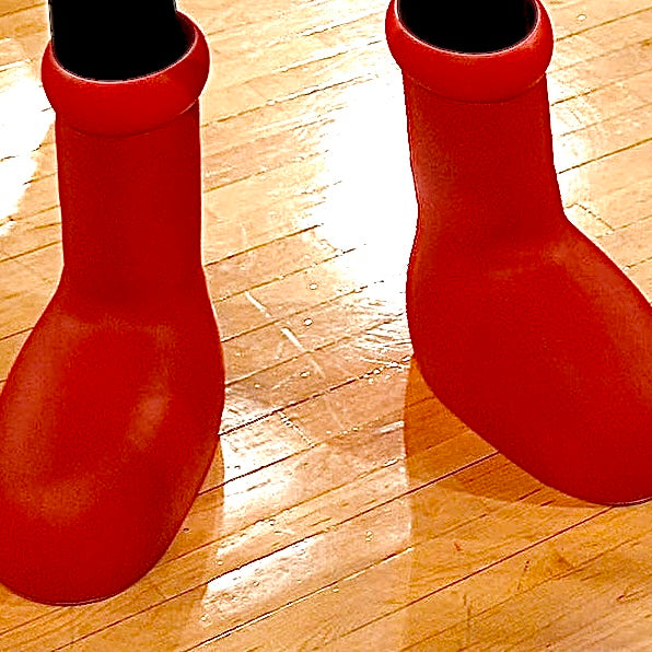 Mini 3D Printed MSCHF Big Red Boots Anime Astro Boy Barbie - Etsy Finland
