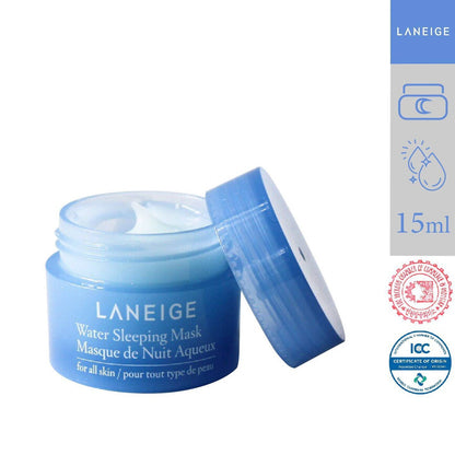 laneige water sleeping gel mask which is an overnight gel moisturizer, Facial moisturizer from the premium Korean beauty line