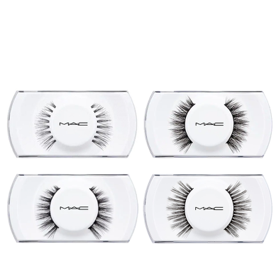 Mac Cosmetics Eyelashes In 4 Different Lash styles Such as Charmer, Maximalist, Megastar And Seductress