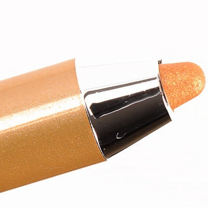 Marc Jacobs' Highliner Gel Eye Crayon Eyeliner delivers intense colour, 12-hour waterproof wear and amazing glide in both shimmer and matte finishes. This Particular Marc Jacobs Shade Marigold has a Golden Peach Shimmer, unique yet very stunning.   Experience the luxury of gel eyeliner with the ease of a pencil. Make a bold statement