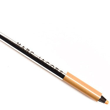 Marc Jacobs' Highliner Gel Eye Crayon Eyeliner delivers intense colour, 12-hour waterproof wear and amazing glide in both shimmer and matte finishes. This Particular Marc Jacobs Shade Marigold has a Golden Peach Shimmer, unique yet very stunning.   Experience the luxury of gel eyeliner with the ease of a pencil. Make a bold statement