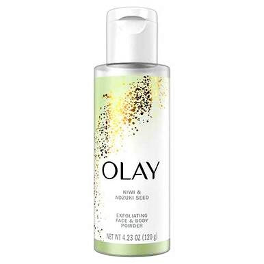 Olay Kiwi & Adzuki Seed Exfoliating Face, Body Powder, 4.23 Oz.