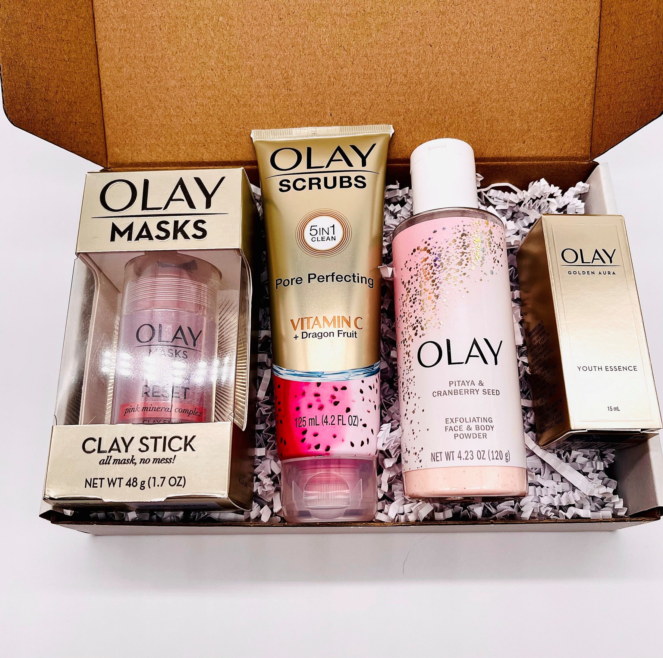Olay Anti Aging Luxury Gift Bundle FaceTreasures