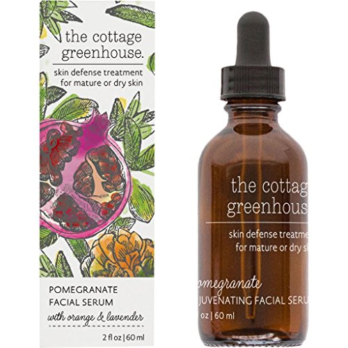 the cottage green house 2punce pomegranate self defense facial oil
