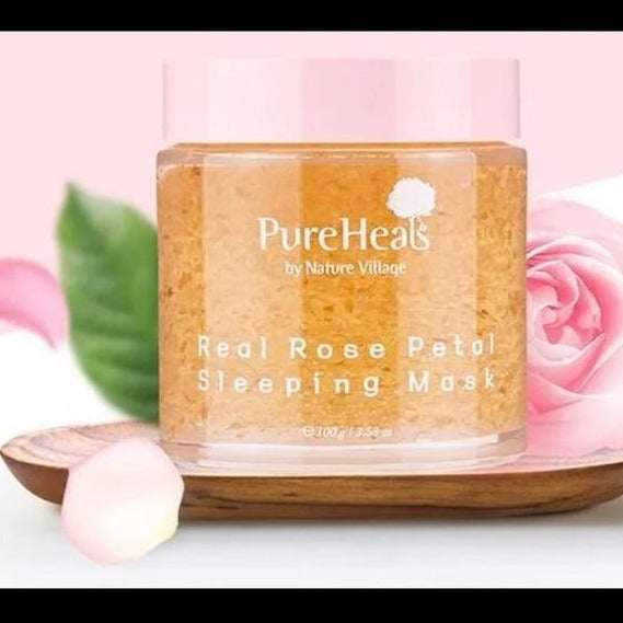 It's never been easier to moisturize and revitalize your dry and stressed skin at night! Containing real rose petals rose water, vitamin B12 to brighten & soothe your skin complexion.