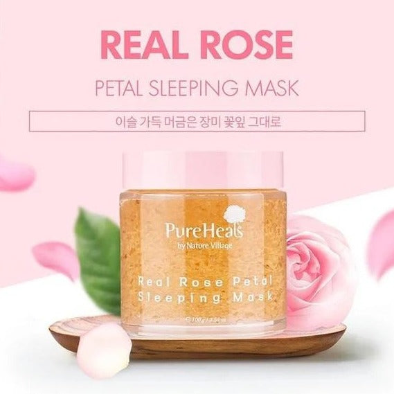 It's never been easier to moisturize and revitalize your dry and stressed skin at night! Containing real rose petals rose water, vitamin B12 to brighten & soothe your skin complexion.