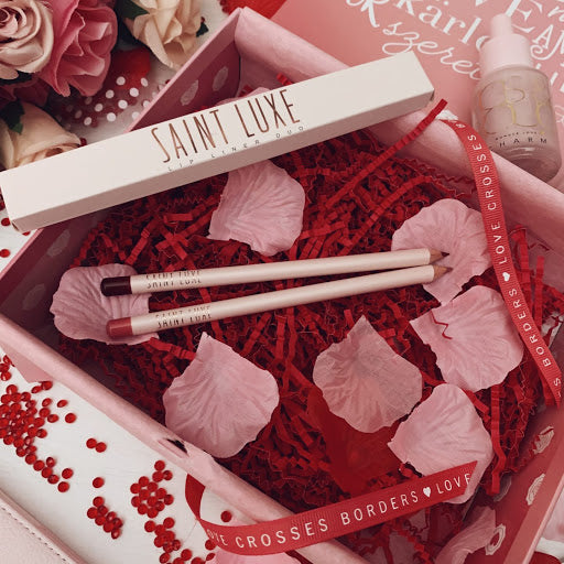 Saint Luxe Beauty Limited Edition Lip Liner Duo In Love Letter & Secre