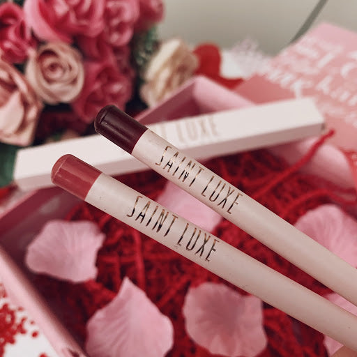 Saint Luxe Beauty Limited Edition Lip Liner Duo In Love Letter & Secre