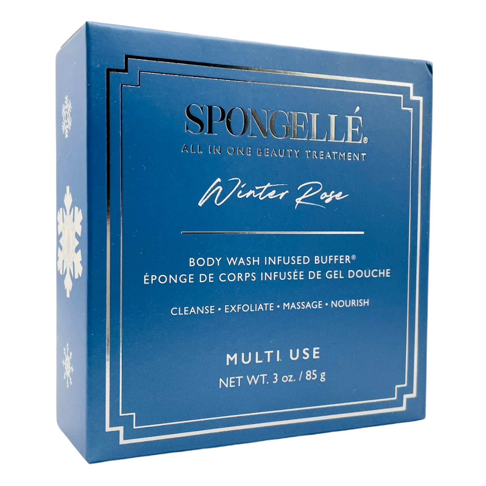 These Luxury Spongelle All In One Beauty Treatment buffers come with built-in body wash that's infused with extracts of yuzu, edelweiss and vetiver root to cleanse, exfoliate, massage, and hydrate the skin for a spa-like pampering experience at home. Each sponge creates a scented lather that endures for at least 14+ washes showers after shower.