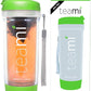 Teami Tea Tumbler Infuser Bottle - Green, 20 Ounce - BPA FREE - Double Walled Mug, Hot or Cold