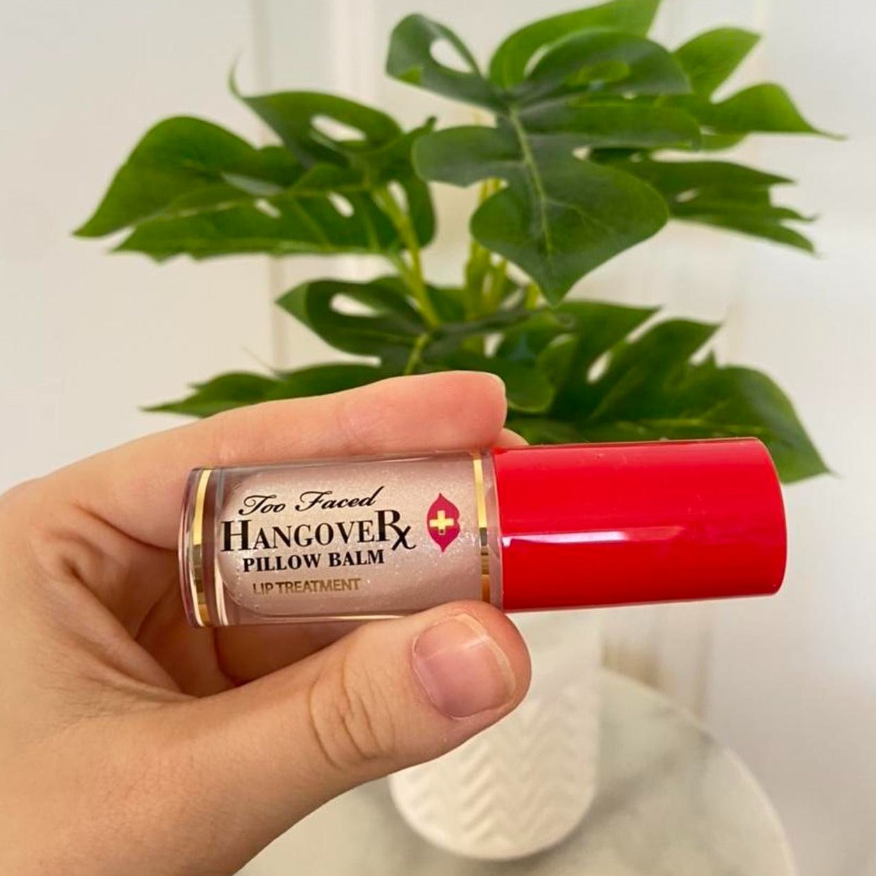 The Too Faced Hangover RX Pillow Balm Ultra-Hydrating and Nourishing Lip Treatment Set hydrates and replenishes your pout with 4 Super size deluxe size exclusive shades and scents that will take you into the holidays and beyond year around.